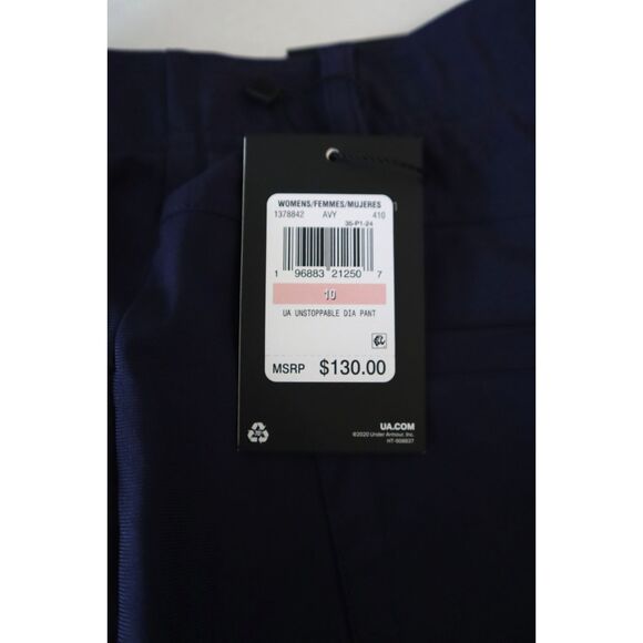 Under Armour 1378842-410 Women's Sz 10 Navy Unstoppable DIA 6-Pocket Pants - Picture 5 of 13